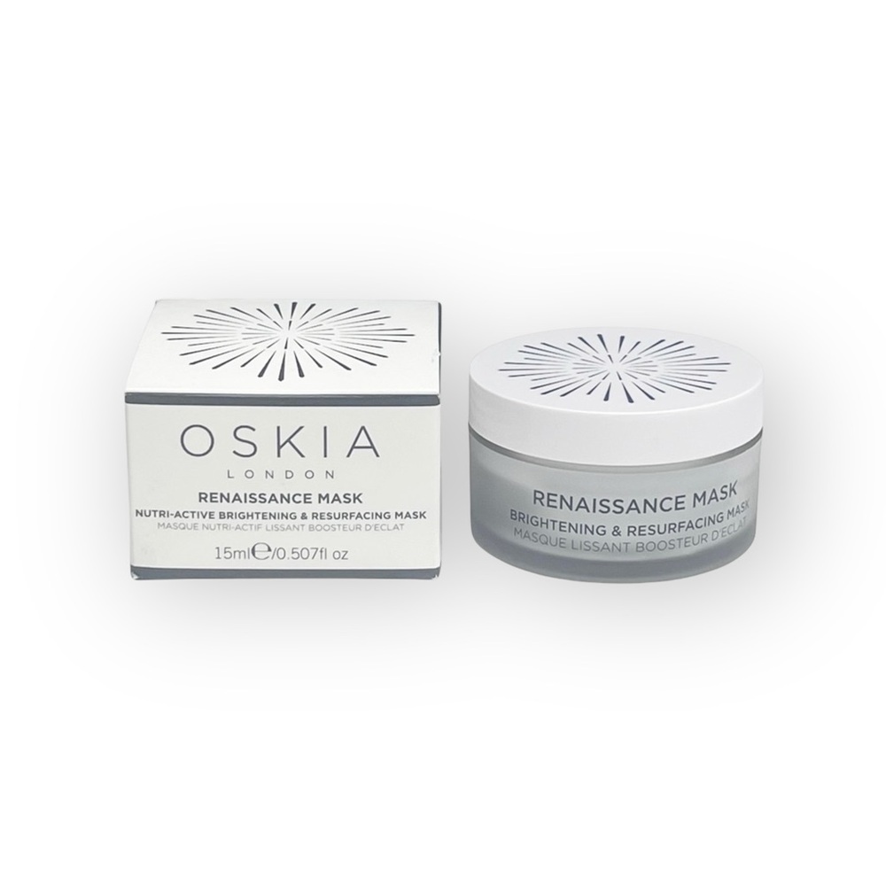 new Oskia 𑁍 Renaissance Mask 𑁍 Luxury Travel Size 𑁍 15 ml 𑁍 Sealed in Box - Picture 2 of 12